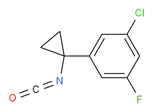 1-chloro-3-fluoro-5-(1-isocyanatocyclopropyl)benzene