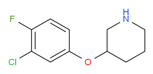 3-(3-chloro-4-fluorophenoxy)piperidine