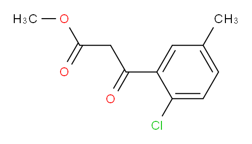 methyl 3-(2-chloro-5-methylphenyl)-3-oxopropanoate