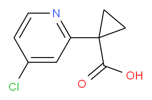 1-(4-chloropyridin-2-yl)cyclopropane-1-carboxylic acid