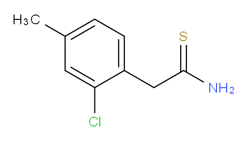 2-(2-chloro-4-methylphenyl)ethanethioamide
