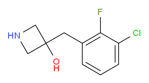 3-[(3-chloro-2-fluorophenyl)methyl]azetidin-3-ol