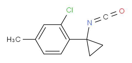 2-chloro-1-(1-isocyanatocyclopropyl)-4-methylbenzene
