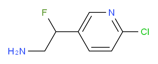2-(6-chloropyridin-3-yl)-2-fluoroethan-1-amine