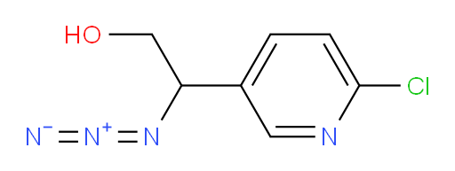 2-azido-2-(6-chloropyridin-3-yl)ethan-1-ol