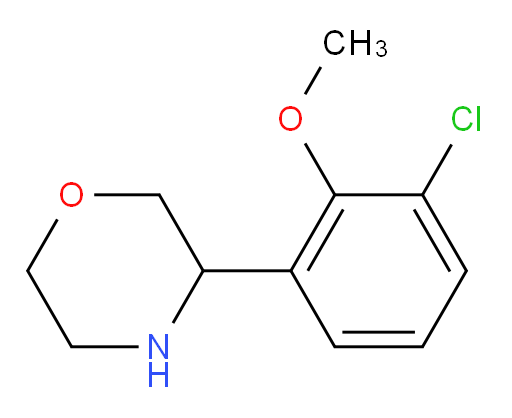 3-(3-chloro-2-methoxyphenyl)morpholine