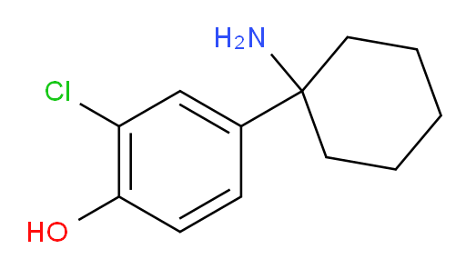 4-(1-aminocyclohexyl)-2-chlorophenol