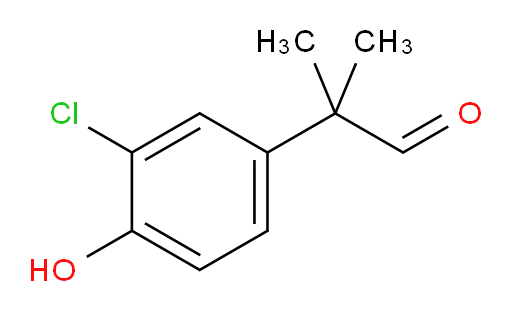 2-(3-chloro-4-hydroxyphenyl)-2-methylpropanal