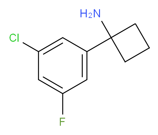 1-(3-chloro-5-fluorophenyl)cyclobutan-1-amine