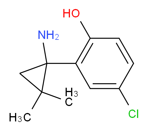 2-(1-amino-2,2-dimethylcyclopropyl)-4-chlorophenol