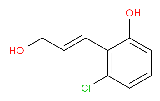 3-chloro-2-(3-hydroxyprop-1-en-1-yl)phenol