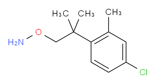 O-[2-(4-chloro-2-methylphenyl)-2-methylpropyl]hydroxylamine