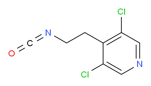 3,5-dichloro-4-(2-isocyanatoethyl)pyridine