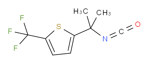 2-(2-isocyanatopropan-2-yl)-5-(trifluoromethyl)thiophene