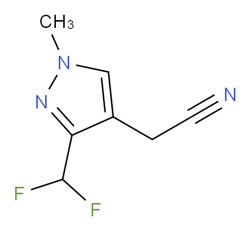 2-[3-(difluoromethyl)-1-methyl-1H-pyrazol-4-yl]acetonitrile