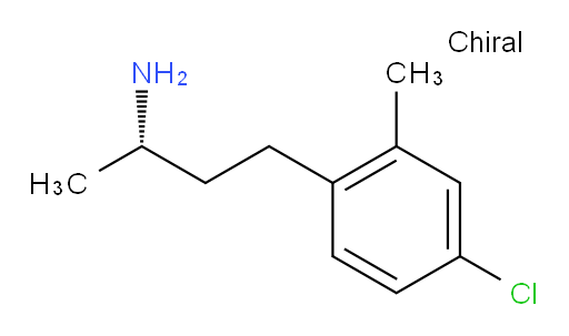 (2S)-4-(4-chloro-2-methylphenyl)butan-2-amine