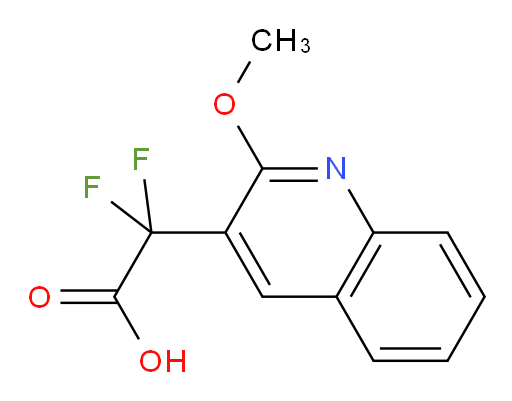 2,2-difluoro-2-(2-methoxyquinolin-3-yl)acetic acid