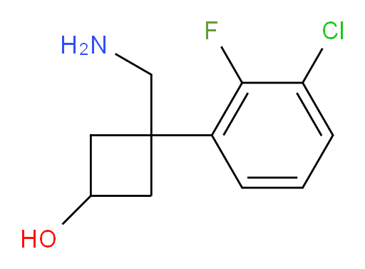 3-(aminomethyl)-3-(3-chloro-2-fluorophenyl)cyclobutan-1-ol
