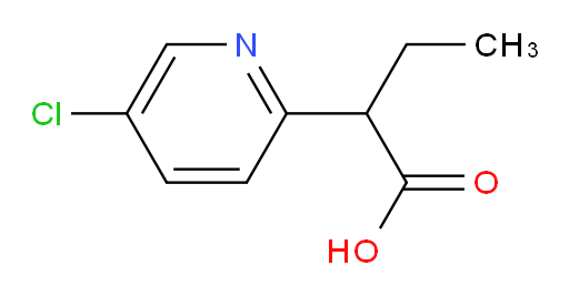2-(5-chloropyridin-2-yl)butanoic acid