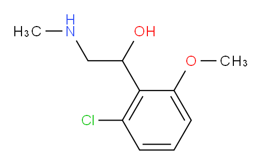 1-(2-chloro-6-methoxyphenyl)-2-(methylamino)ethan-1-ol