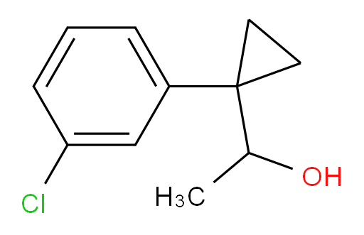 1-[1-(3-chlorophenyl)cyclopropyl]ethan-1-ol