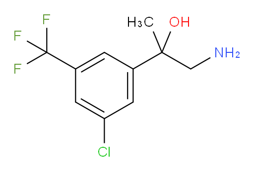 1-amino-2-[3-chloro-5-(trifluoromethyl)phenyl]propan-2-ol