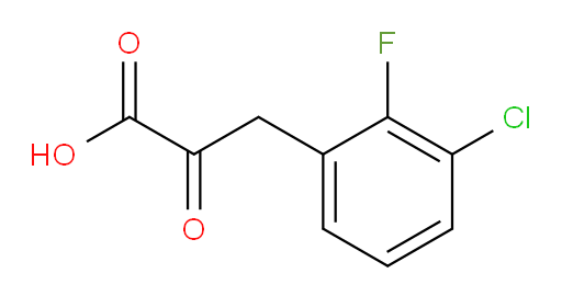 3-(3-chloro-2-fluorophenyl)-2-oxopropanoic acid