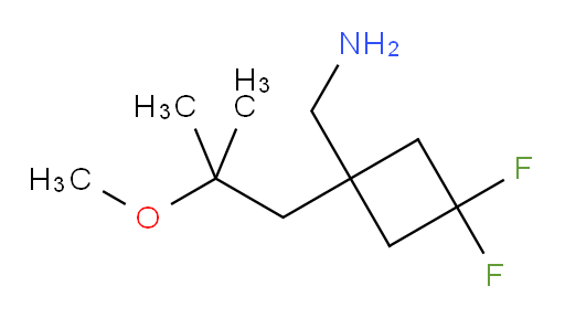 [3,3-difluoro-1-(2-methoxy-2-methylpropyl)cyclobutyl]methanamine