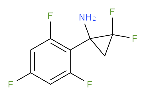 2,2-difluoro-1-(2,4,6-trifluorophenyl)cyclopropan-1-amine