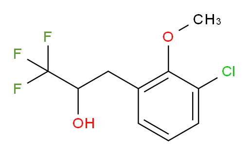 3-(3-chloro-2-methoxyphenyl)-1,1,1-trifluoropropan-2-ol
