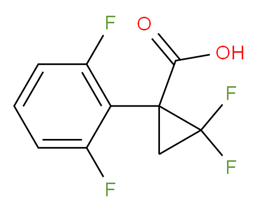 1-(2,6-difluorophenyl)-2,2-difluorocyclopropane-1-carboxylic acid