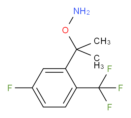 O-{2-[5-fluoro-2-(trifluoromethyl)phenyl]propan-2-yl}hydroxylamine