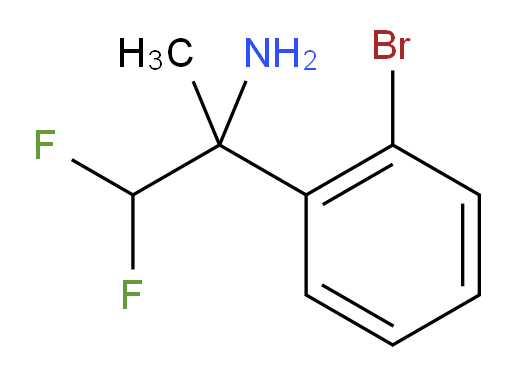 2-(2-bromophenyl)-1,1-difluoropropan-2-amine