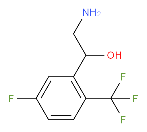 2-amino-1-[5-fluoro-2-(trifluoromethyl)phenyl]ethan-1-ol