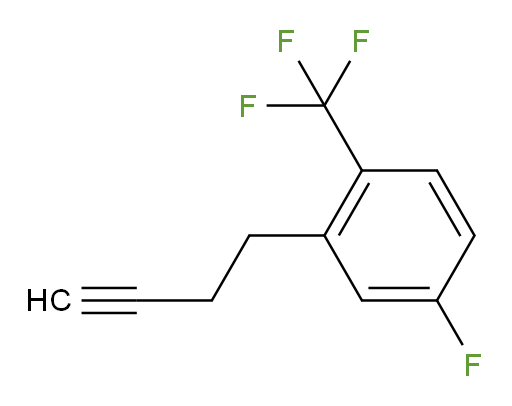 2-(but-3-yn-1-yl)-4-fluoro-1-(trifluoromethyl)benzene
