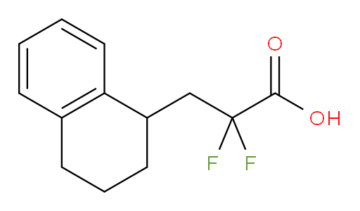 2,2-difluoro-3-(1,2,3,4-tetrahydronaphthalen-1-yl)propanoic acid