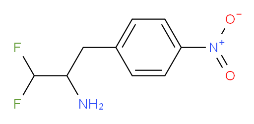 1,1-difluoro-3-(4-nitrophenyl)propan-2-amine
