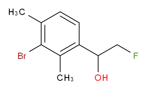 1-(3-bromo-2,4-dimethylphenyl)-2-fluoroethan-1-ol