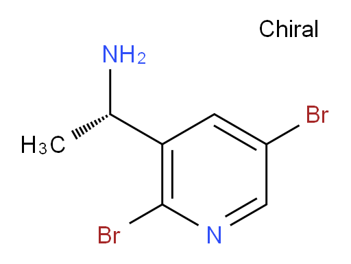 (1S)-1-(2,5-dibromopyridin-3-yl)ethan-1-amine
