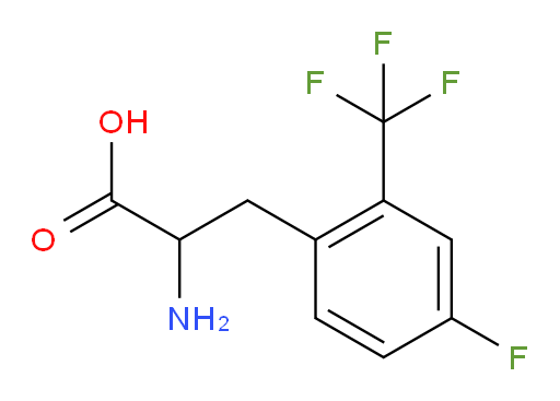 2-amino-3-[4-fluoro-2-(trifluoromethyl)phenyl]propanoic acid
