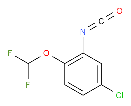 4-chloro-1-(difluoromethoxy)-2-isocyanatobenzene