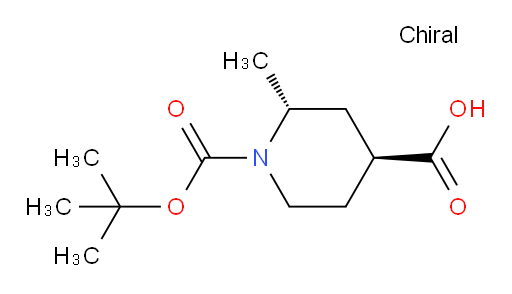 (2R,4S)-1-[(tert-butoxy)carbonyl]-2-methylpiperidine-4-carboxylic acid