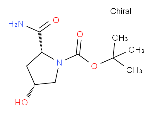 tert-butyl (2R,4R)-2-carbamoyl-4-hydroxypyrrolidine-1-carboxylate
