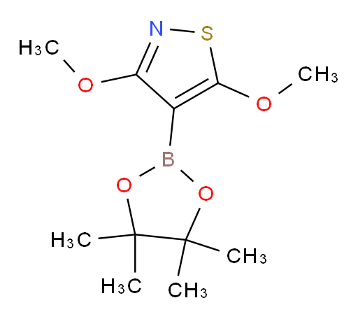 3,5-dimethoxy-4-(tetramethyl-1,3,2-dioxaborolan-2-yl)-1,2-thiazole