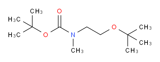 tert-butyl N-[2-(tert-butoxy)ethyl]-N-methylcarbamate
