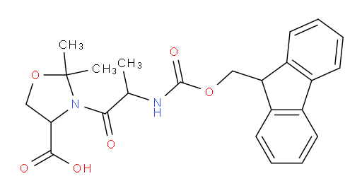 3-[2-({[(9H-fluoren-9-yl)methoxy]carbonyl}amino)propanoyl]-2,2-dimethyl-1,3-oxazolidine-4-carboxylic acid