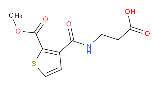 3-{[2-(methoxycarbonyl)thiophen-3-yl]formamido}propanoic acid
