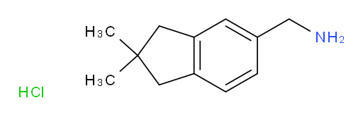 1-(2,2-dimethyl-2,3-dihydro-1H-inden-5-yl)methanamine hydrochloride