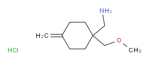 1-[1-(methoxymethyl)-4-methylidenecyclohexyl]methanamine hydrochloride