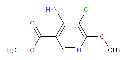 methyl 4-amino-5-chloro-6-methoxypyridine-3-carboxylate